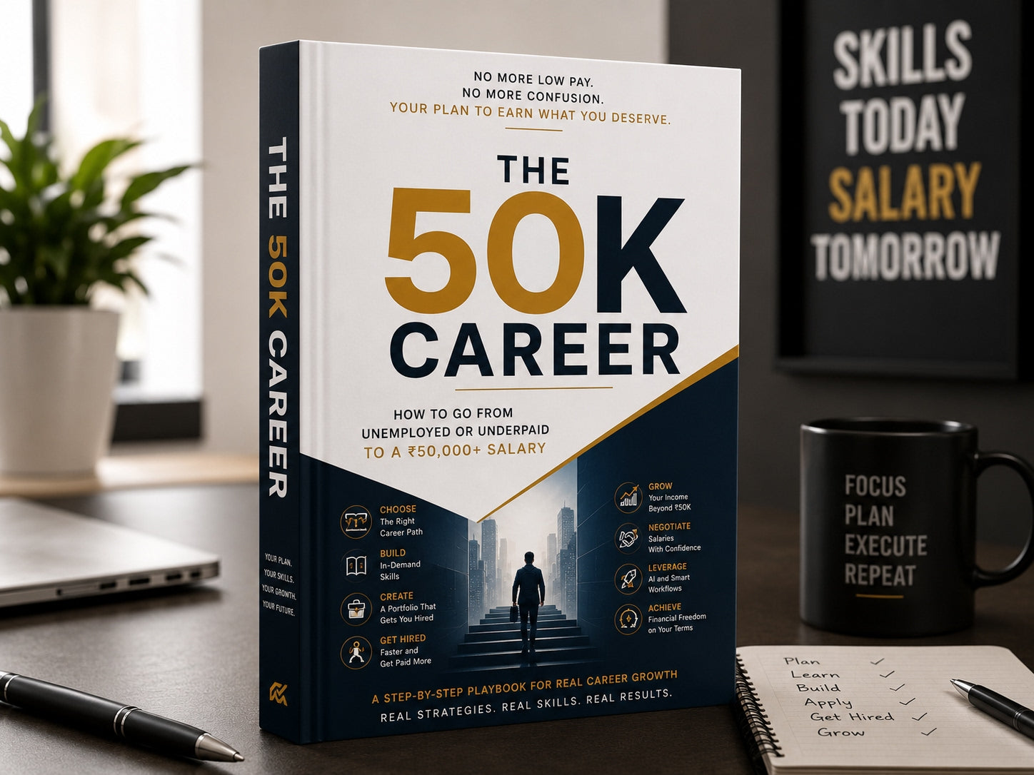 The 50K Career - How to Go From Unemployed or Underpaid to ₹50,000+ Salary